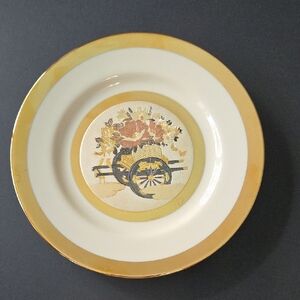 Chokin Limited Edition 24kt Gold Collectible Edged Plate 1983